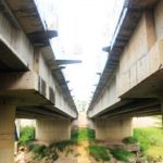 Struktur pile cap dan girder jembatan